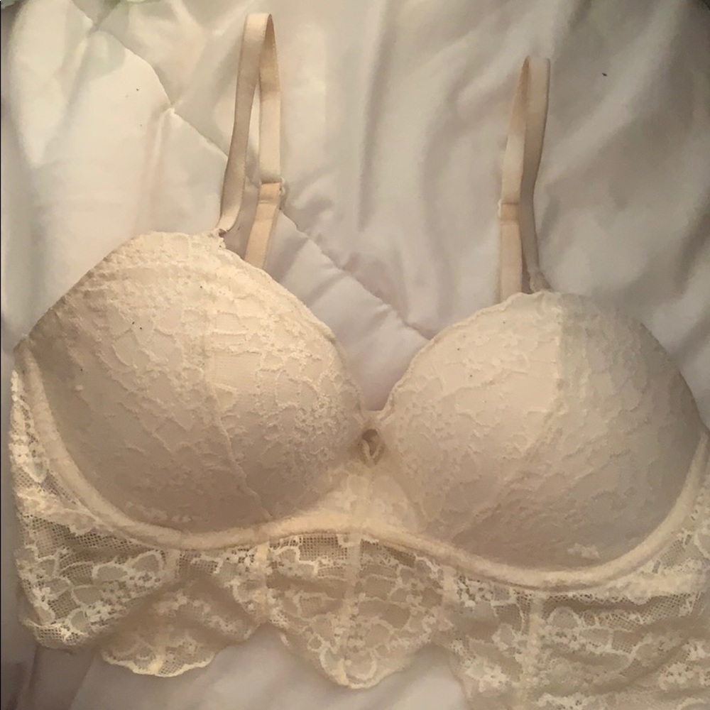 Victoria Secret Pink Padded Lace Bra